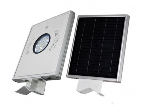 Integrated 12w all in one solar led street light